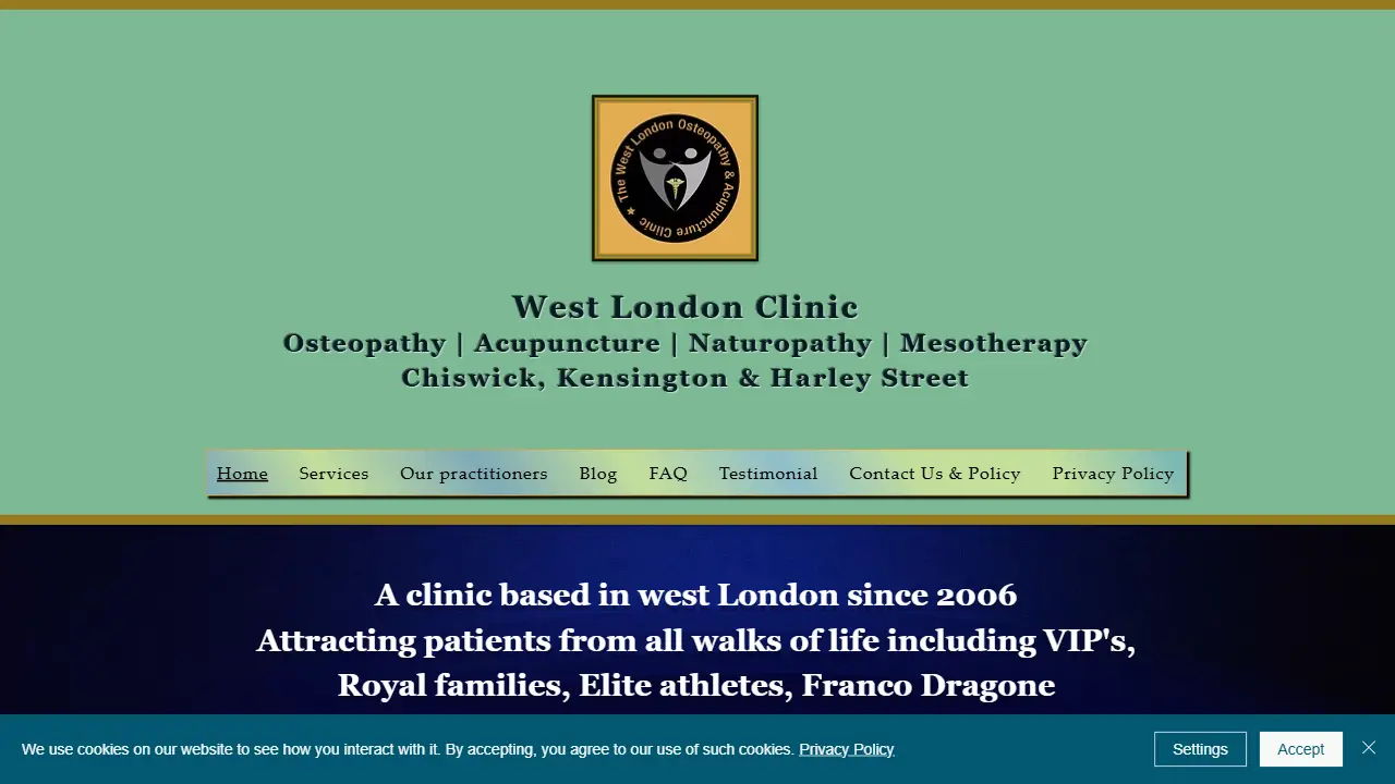 West London Clinic | VIP Osteopathy, Acupuncture, Naturopathy & Mesotherapy