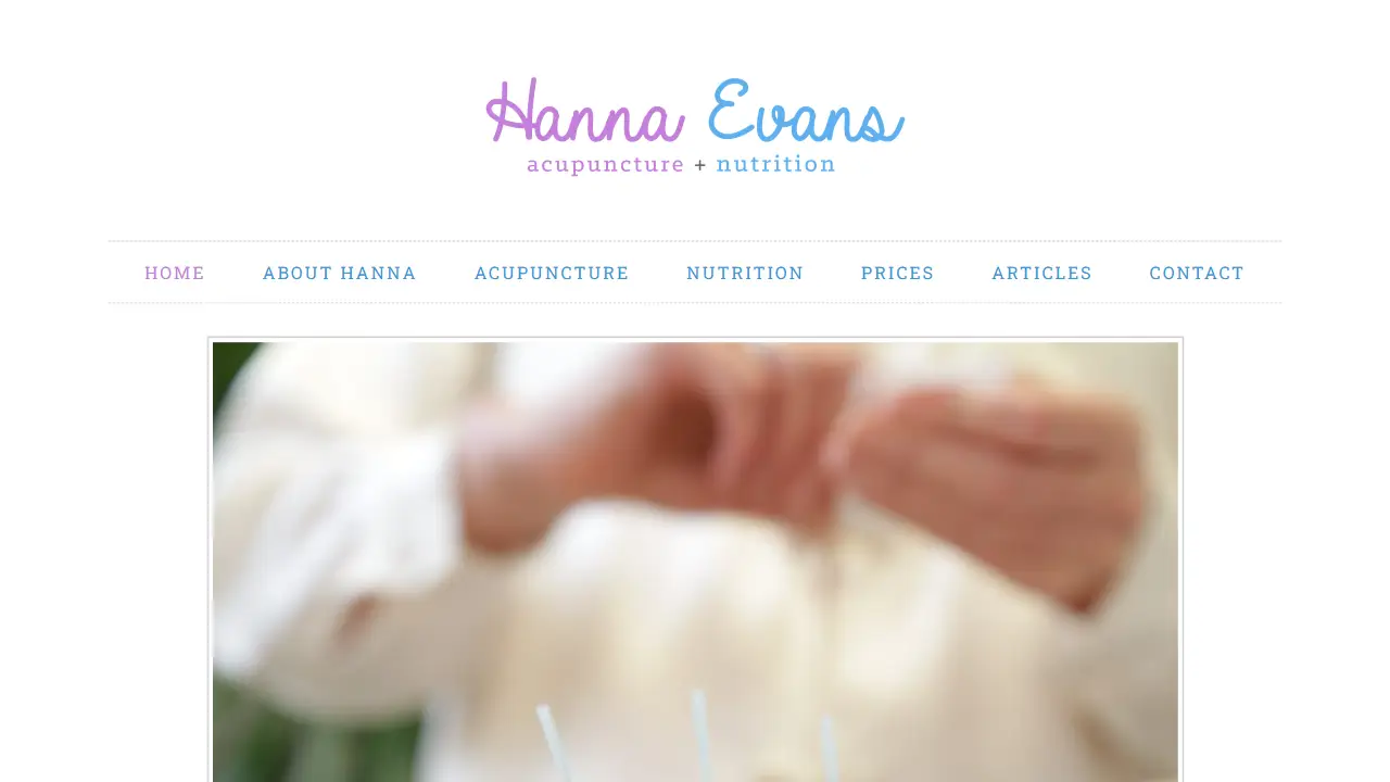 Hanna Evans Acupuncture & Nutrition
