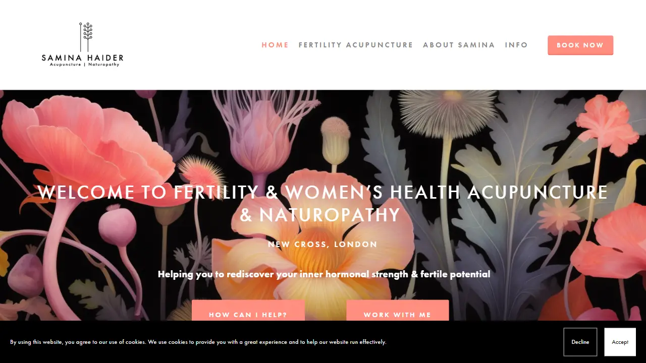 Samina Haider Fertility Acupuncture, Women's Health & Naturopathy Clinic