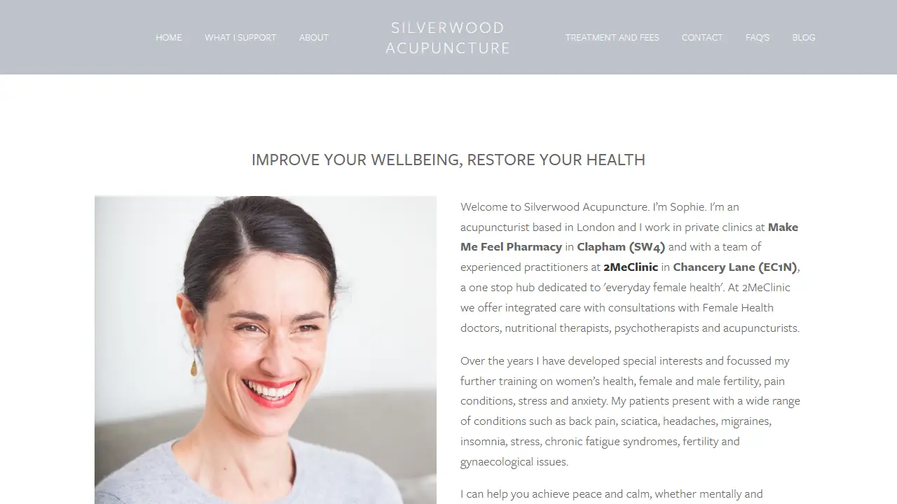 Silverwood Acupuncture London Chancery Lane Clinic