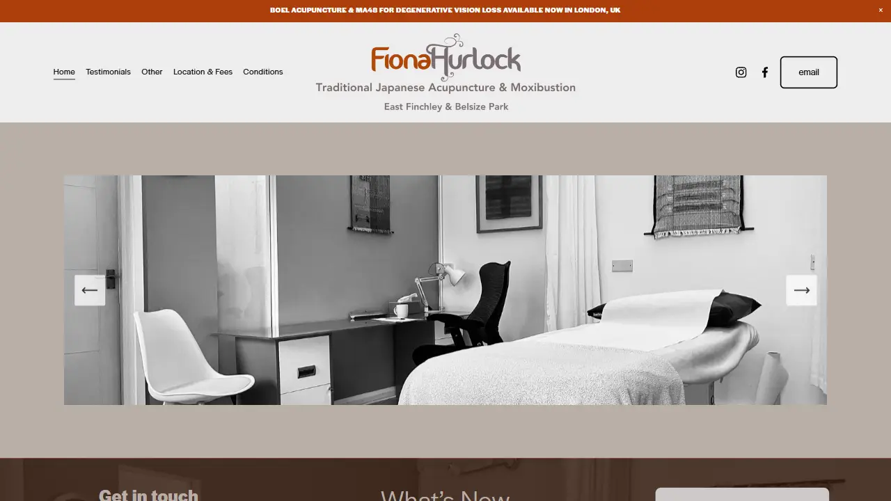 Traditional Japanese Acupuncture & Ophthalmic Acupuncture - Fiona Hurlock