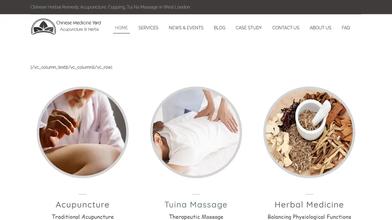 Chinese medicine yard