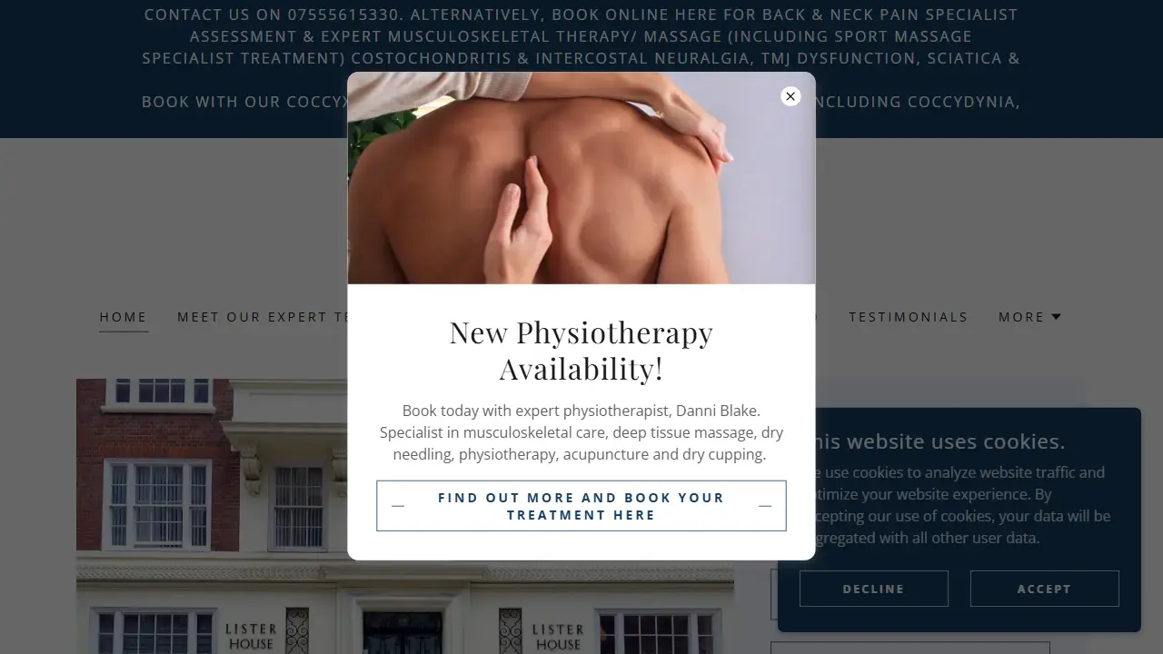Sayer Back and Neck Pain Clinics London