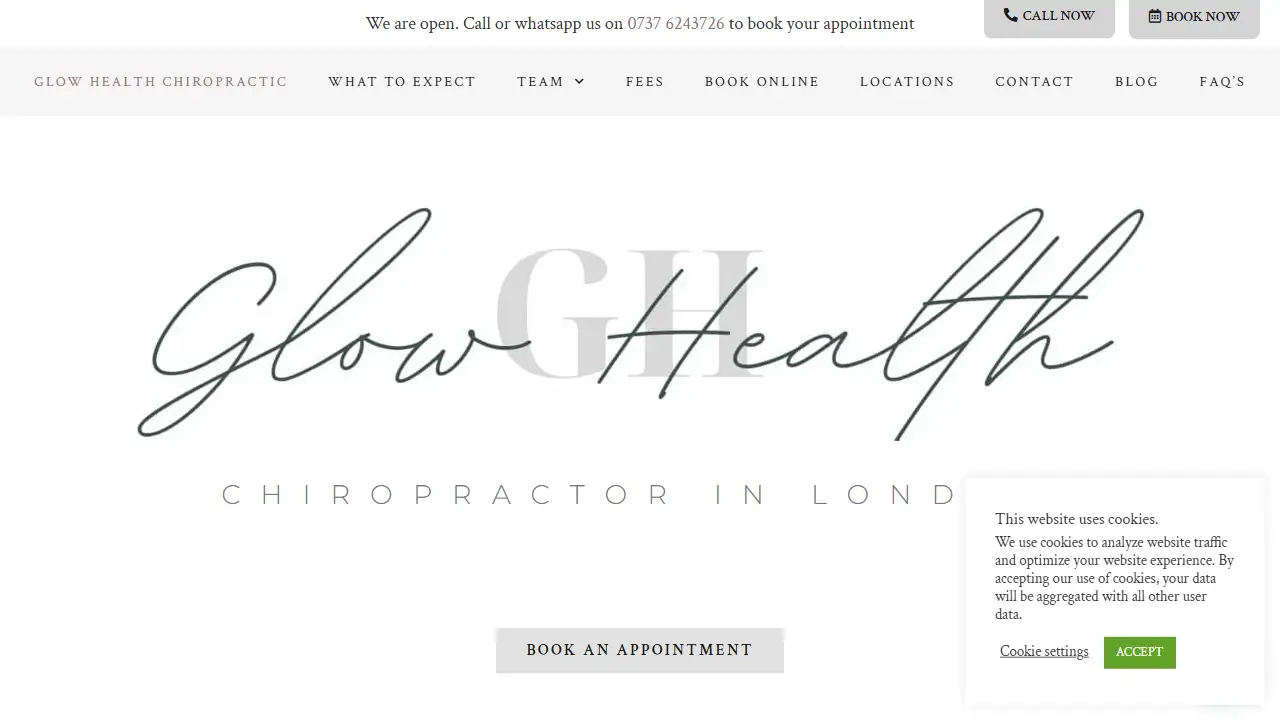 Glow Health Chiropractic - Mayfair London