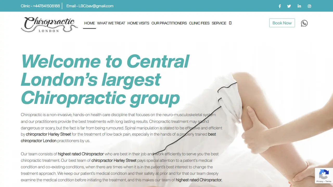Chiropractic London - Marylebone and Mayfair