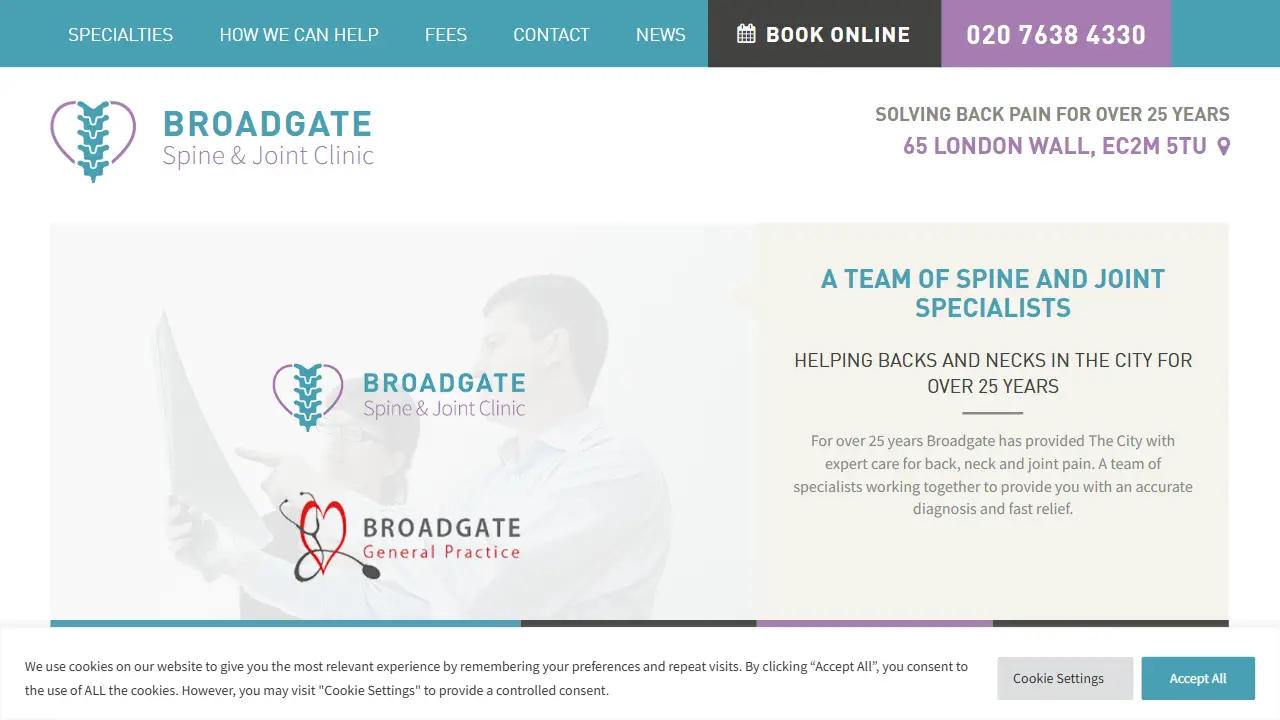 Broadgate Spine Centre