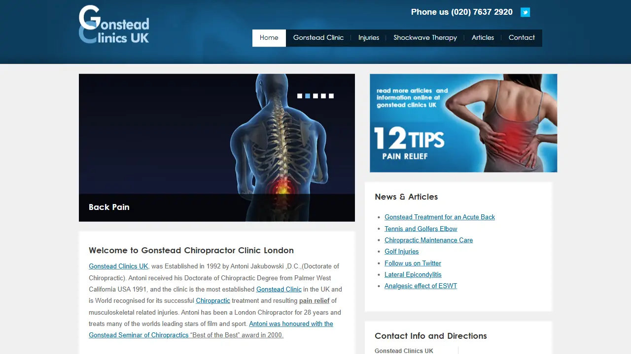 Gonstead Clinics UK