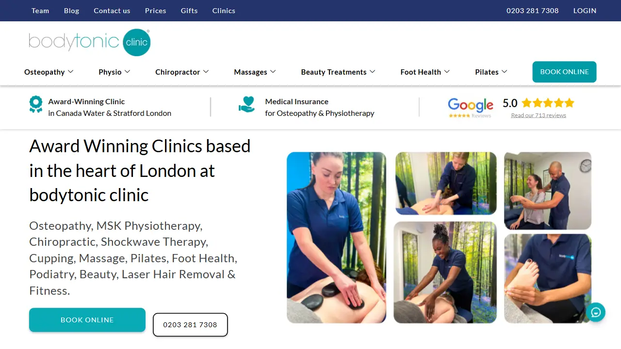 bodytonic clinic - Osteopathy, MSK Physio, Chiropractic and Health Clinic