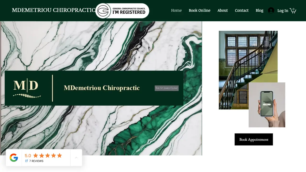 MDemetriou Chiropractic | The St James Clinic