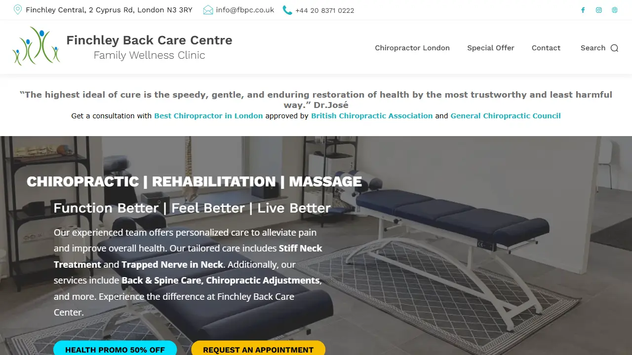Finchley Back Care Centre