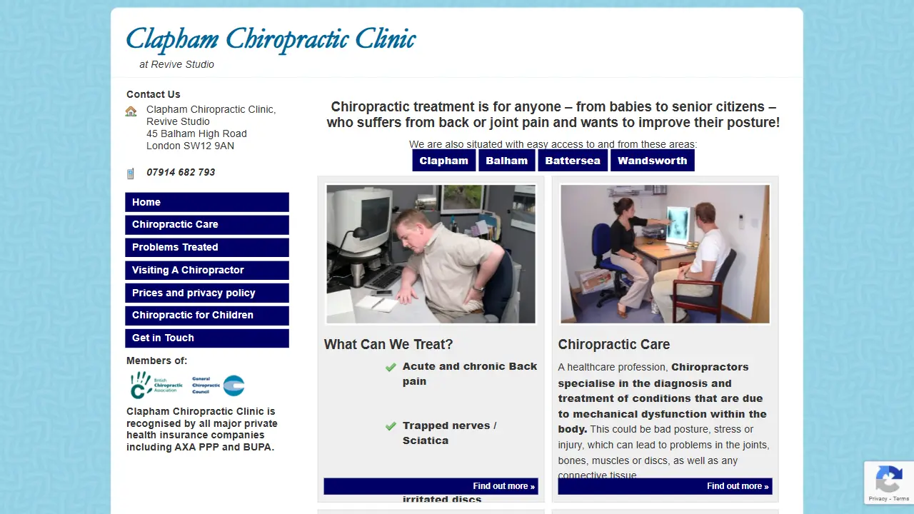 Clapham Chiropractic Clinic