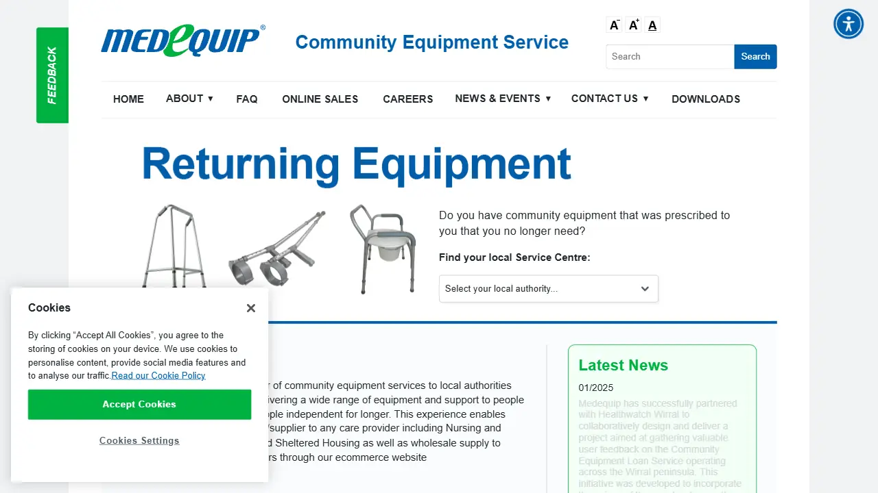 Medequip Community Equipment Service