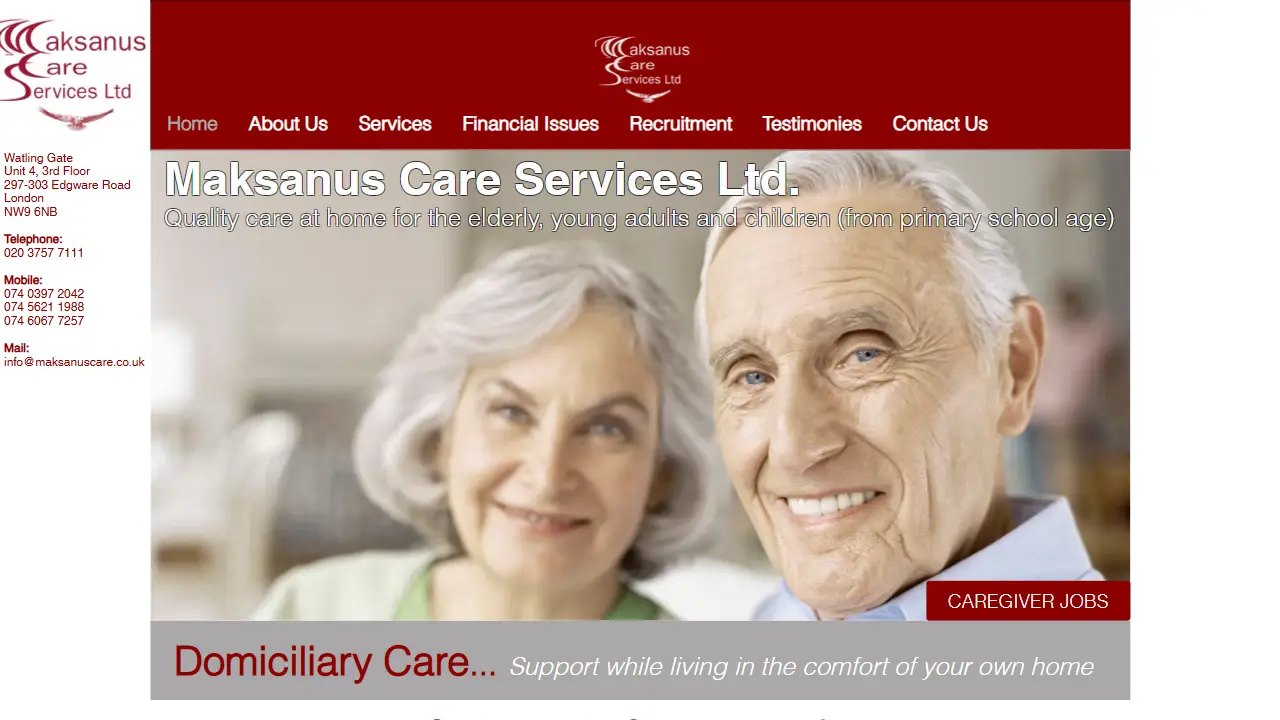 Maksanus Care Services Ltd