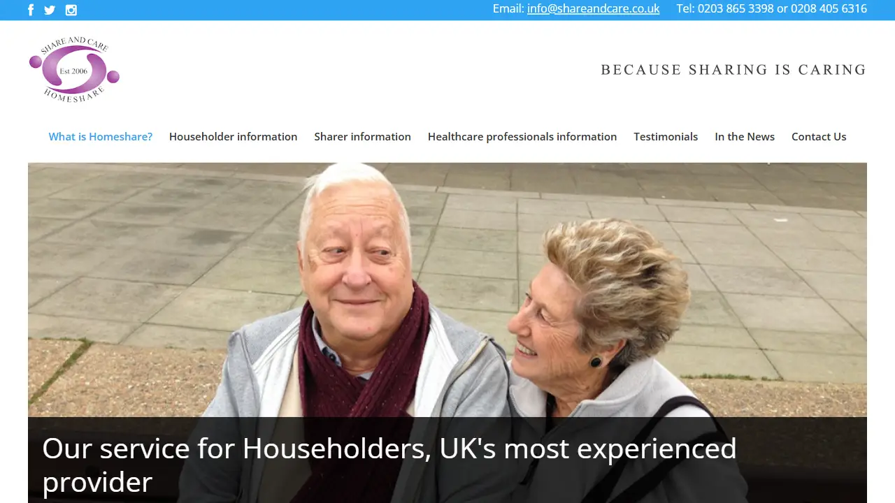 Share & Care Homeshare and Unity Living