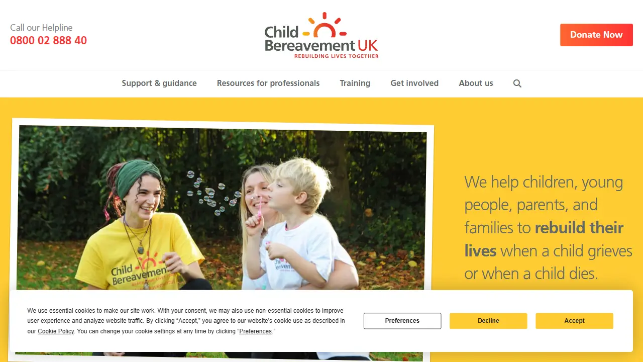 Child Bereavement UK | West London