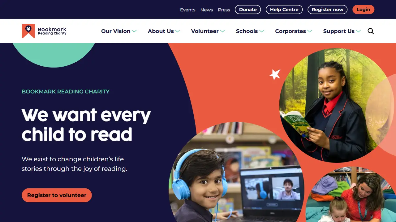Bookmark Reading Charity