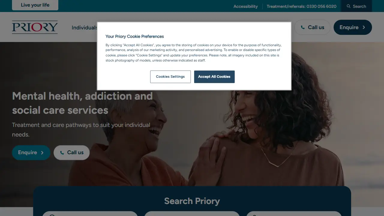 Priory North London: Alcohol rehab & drug detox