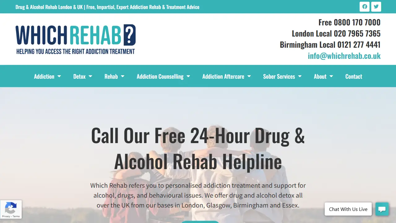 Which Rehab Drug & Alcohol Treatment London