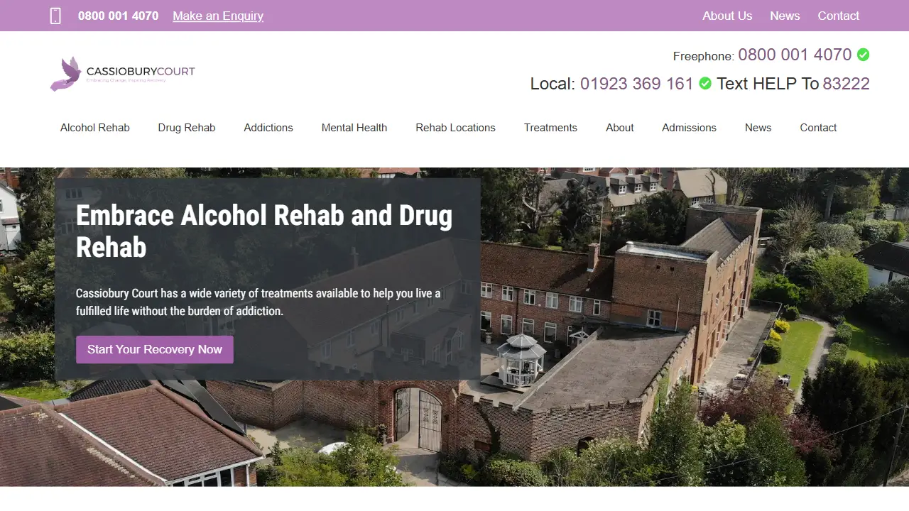 Cassiobury Court - Drug & Alcohol Rehab London