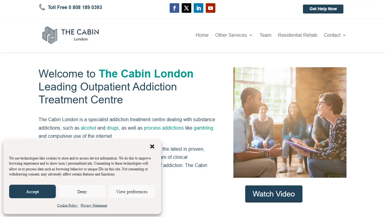 The Cabin London | Drug and Alcohol Rehab