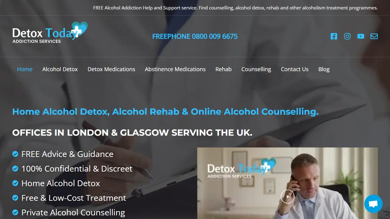 Home Alcohol Detox Today London