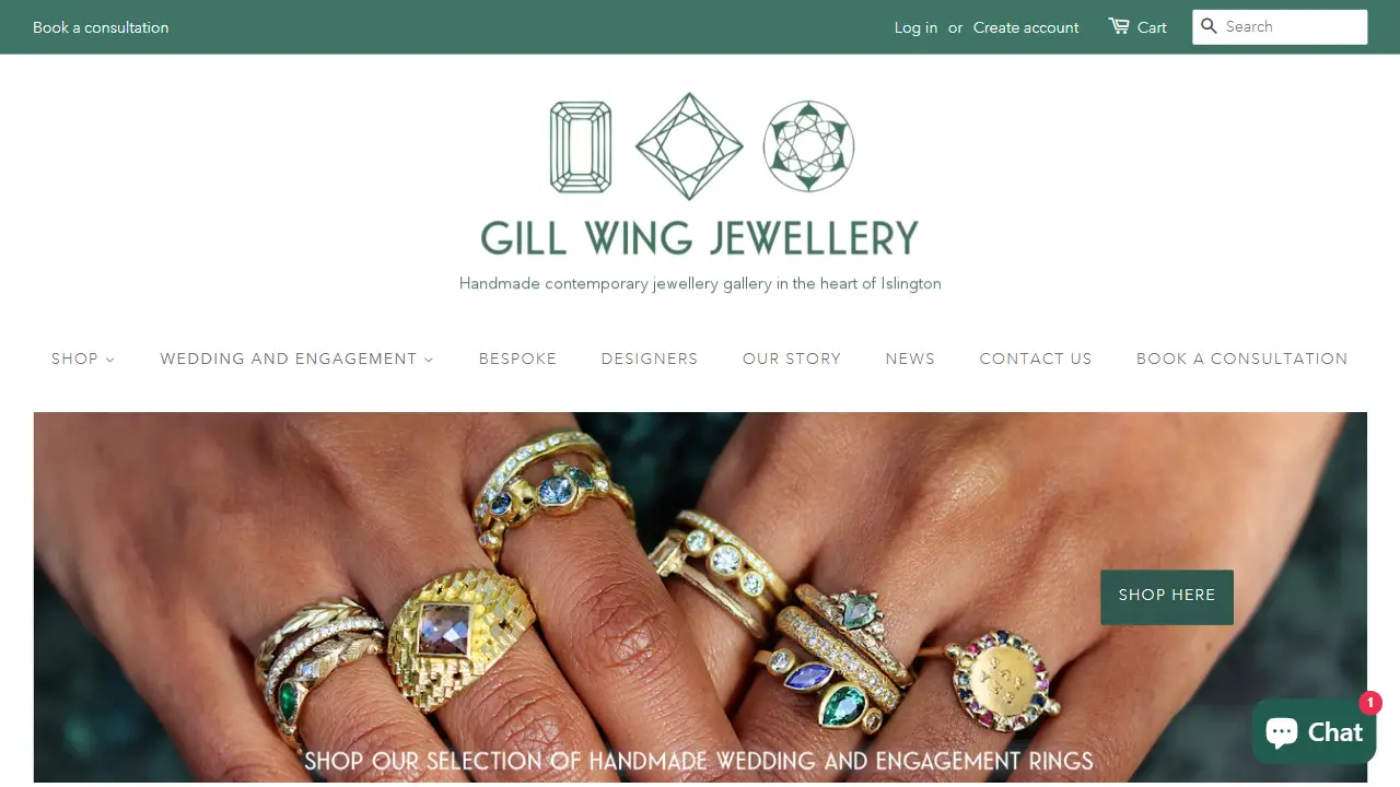 Gill Wing Jewellery London