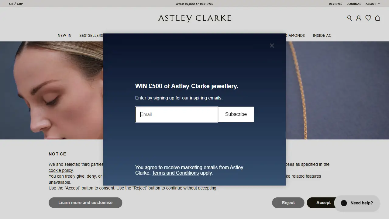 Astley Clarke at Liberty London