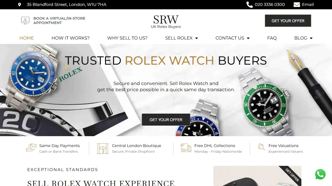Sell Rolex Watch - London