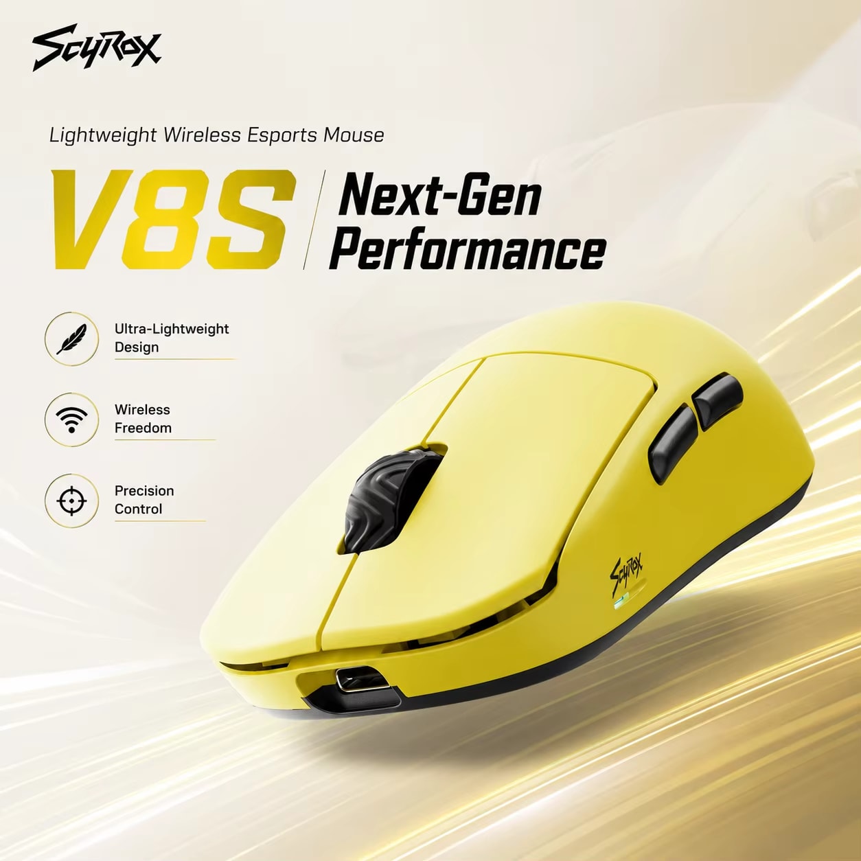 Scyrox V8S Yellow