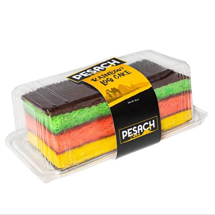 Rainbow Log Cake 18oz - NEW!