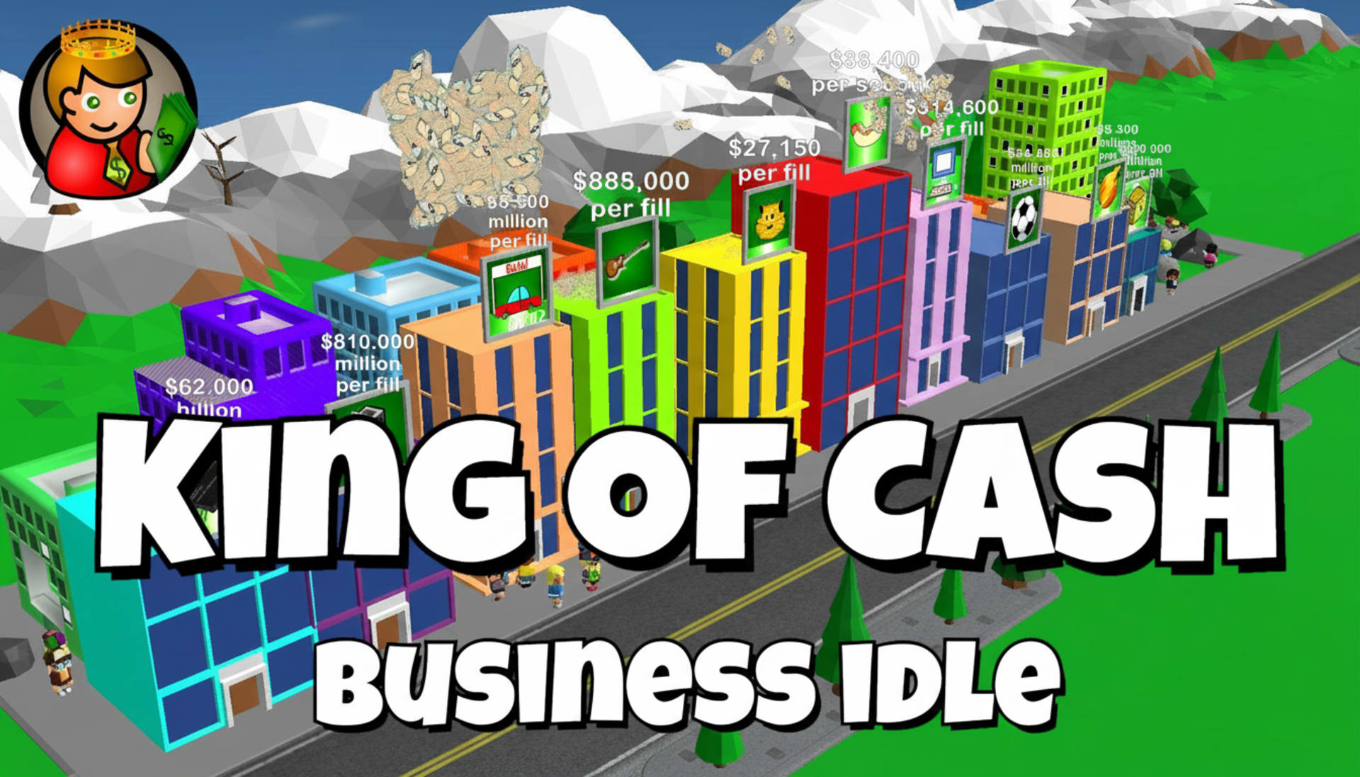 Play King of Cash Business Idle online free, an addictive clicker game where you build a business empire from the ground up.