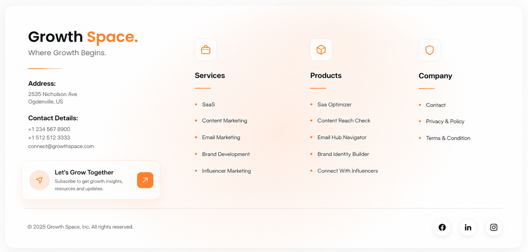 Growth Space |Modern Landing Page gallery image 5