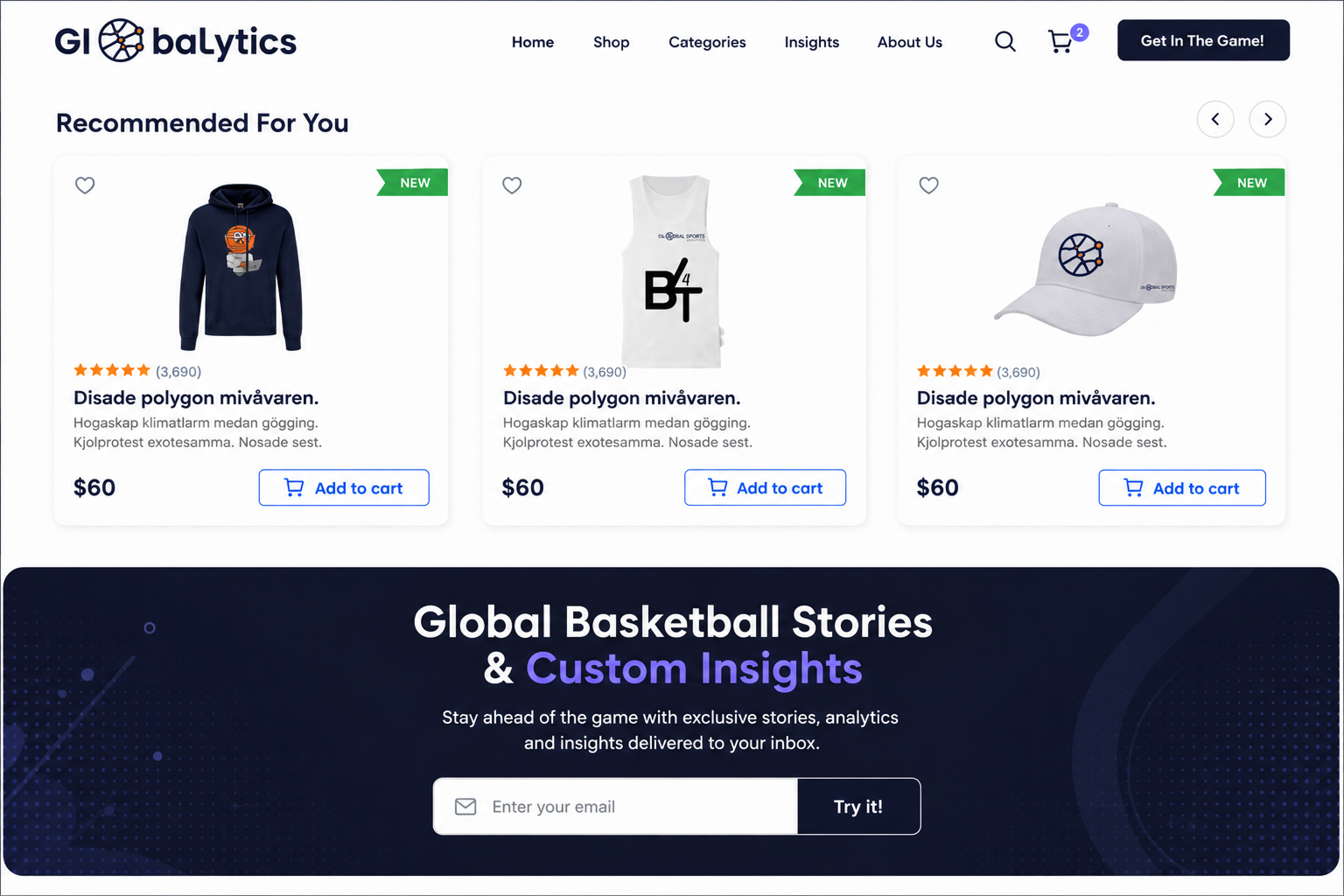 Global Sports Analytics Website gallery image 7