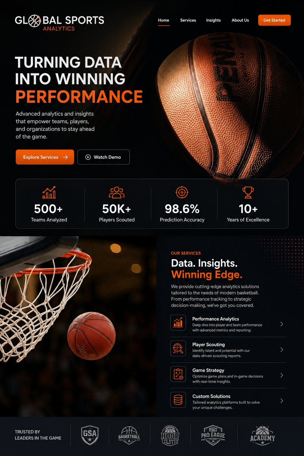 Global Sports Analytics Website gallery image 8