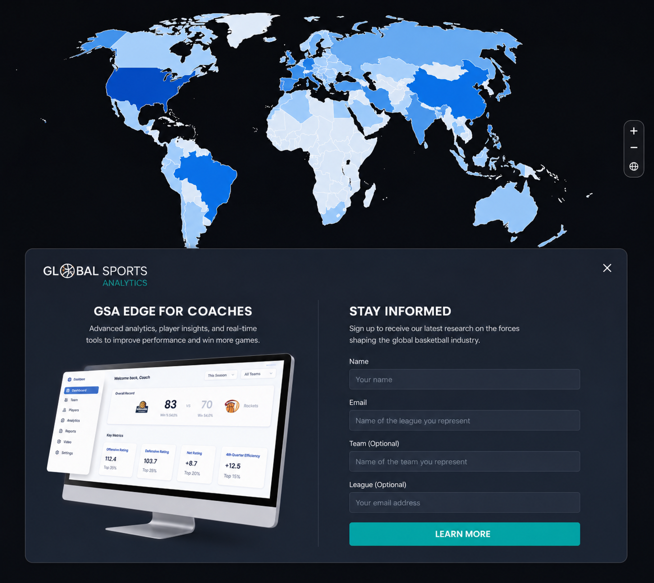 Global Sports Analytics Website gallery image 10