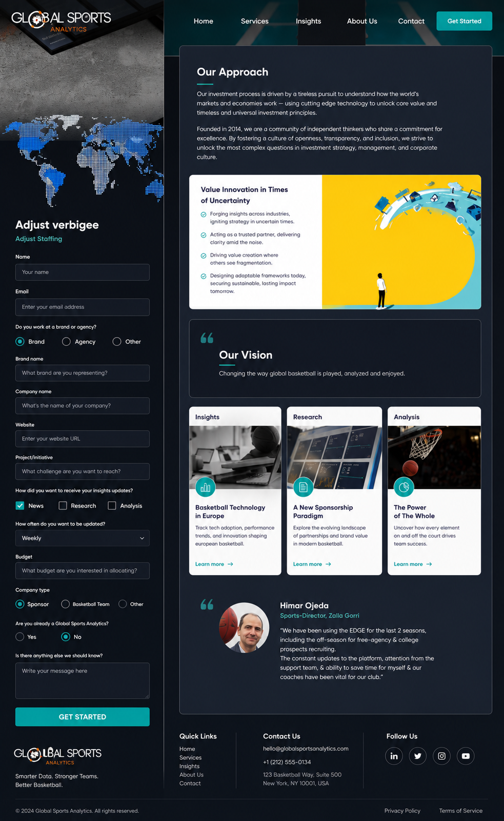 Global Sports Analytics Website gallery image 9