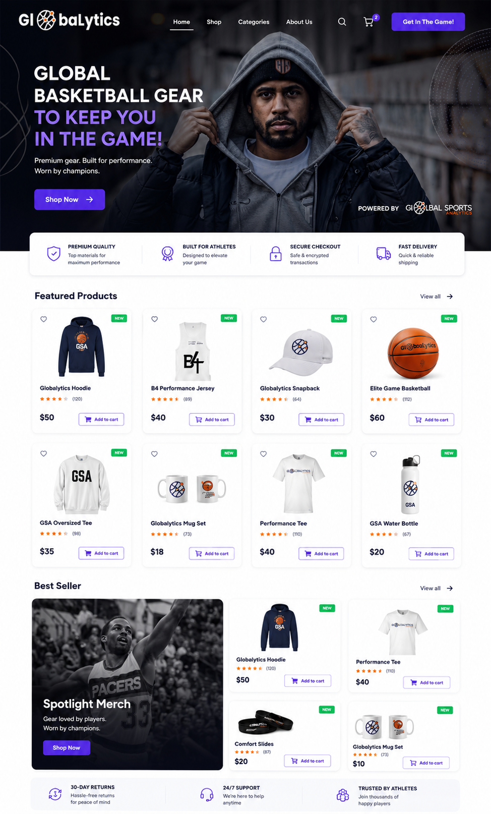 Global Sports Analytics Website gallery image 5
