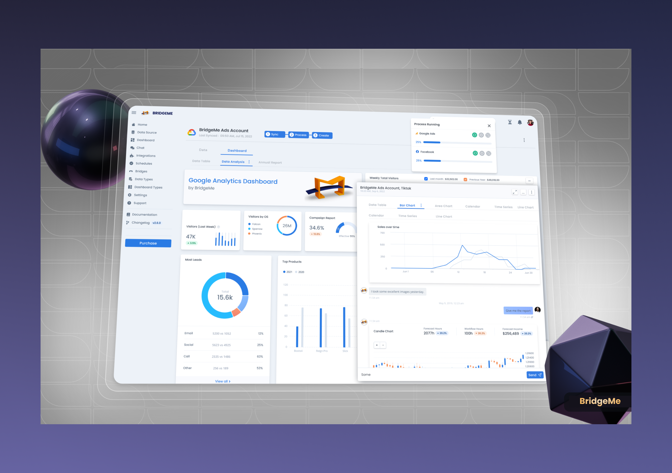 BridgeMe - Talk to your Data with AI Powered SaaS gallery image 9