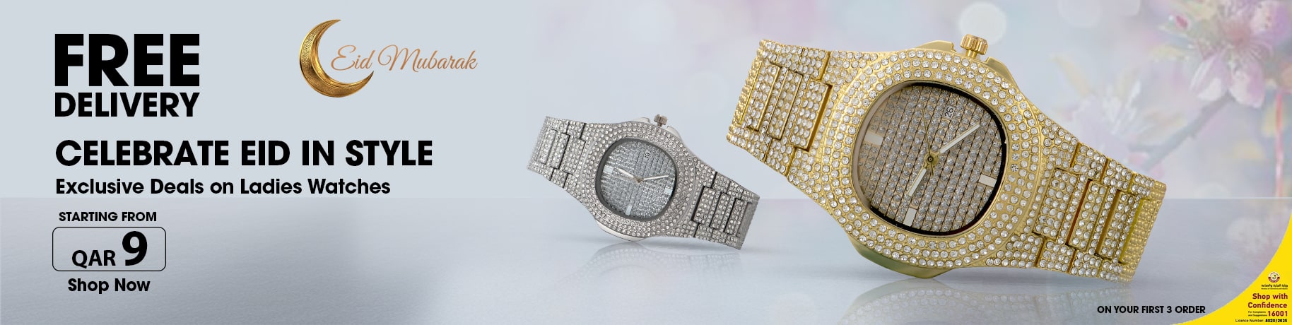 Slider Img of Ladies Watch Web Banner