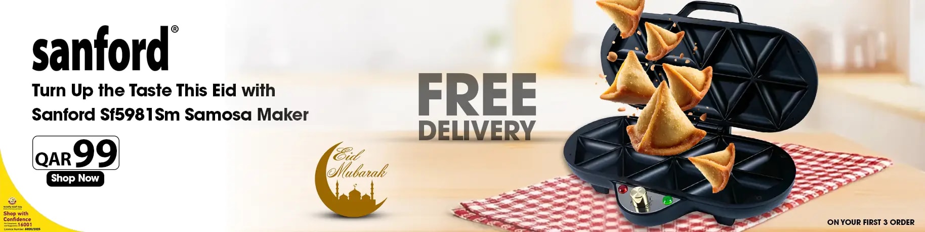 Slider Img of Sanford Sf5981Sm Samosa Maker Web Banner