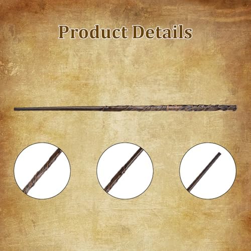 Vue 3 de Baguette Hermione Granger Magique