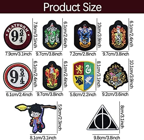 Vue 2 de Lot De Ecussons Thermocollants