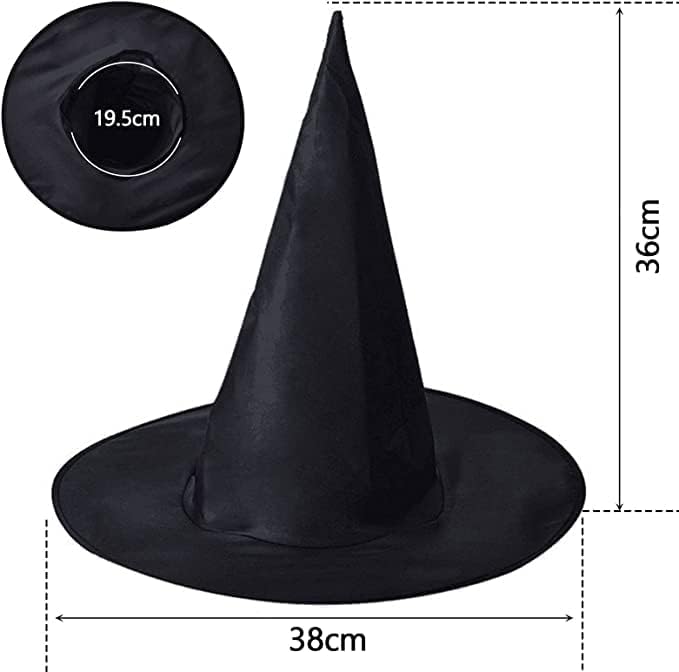 Vue 2 de Pcs Chapeaux De Sorciere