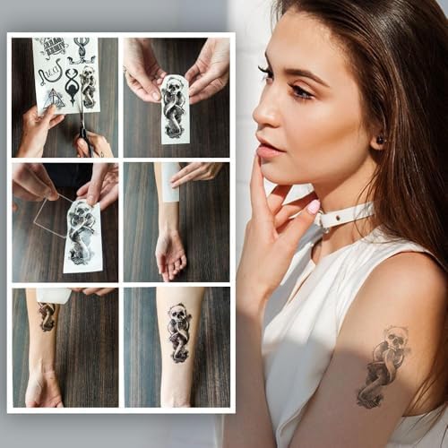 Vue 3 de Harry Potter Tatouage Temporaire