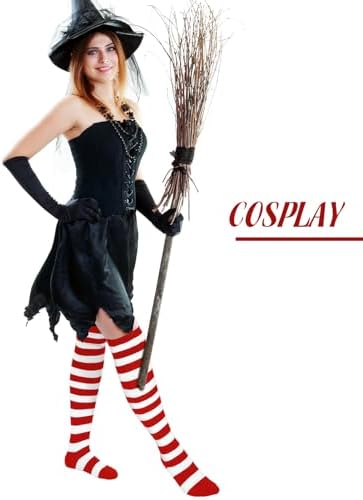 Vue 7 de Chaussettes Hautes Rayees Chaussettes