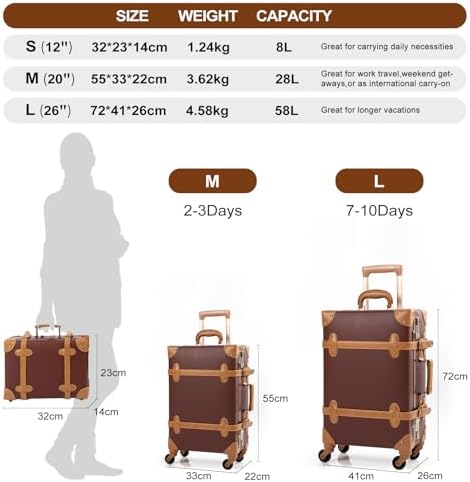 Vue 6 de Valise Roulettes Style