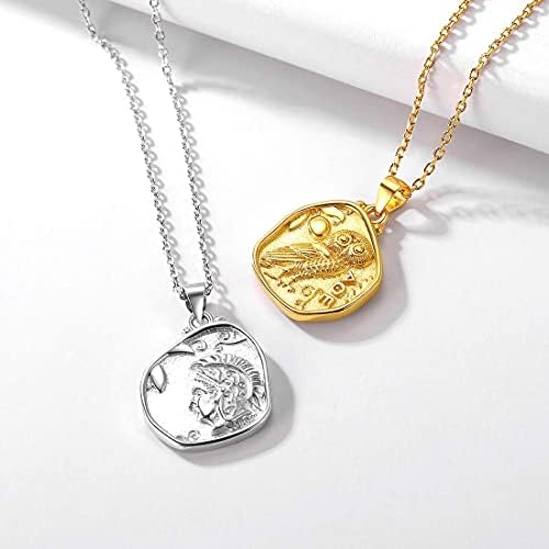 Vue 6 de Collier Chouette Femme