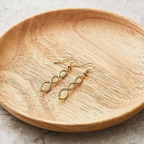 Vue 3 de Boucles Doreilles Pendantes Torsadees