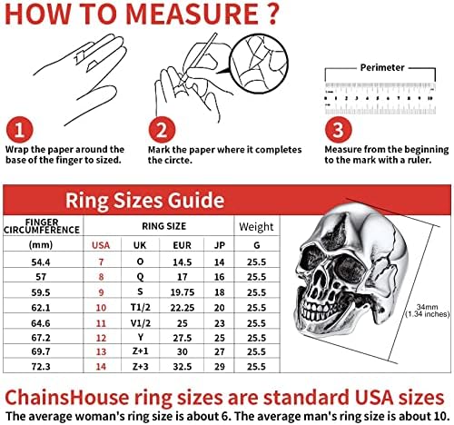 Vue 6 de Bague Crane Homme