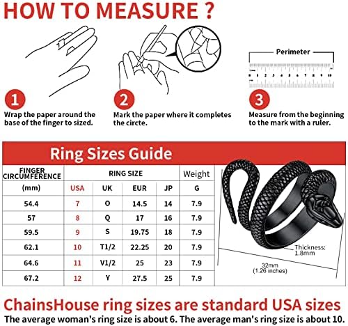 Vue 4 de Bague Cobra Homme Anneau